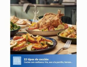 Philips 7000 Series HD9880/90 Airfryer, 8,3 L, 2200 W, acero inoxidable negro - Imagen 8