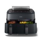 Philips Airfryer 5000 SteamFry, doble cesta, 9 L, negra - Imagen 2