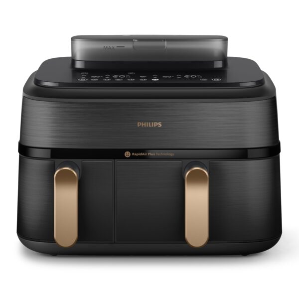 Philips Steam Airfryer 5000 NA552/00, 9 L, doble cesta, 19 funciones, RapidAir Plus