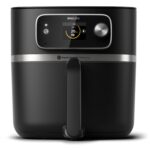 Philips 7000 Series HD9880/90 Airfryer, 8,3 L, 2200 W, acero inoxidable negro