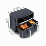 Moulinex XXL Dual Easy Fry EZ942BF0, 11 L, doble cesta, 7 programas - Imagen 6