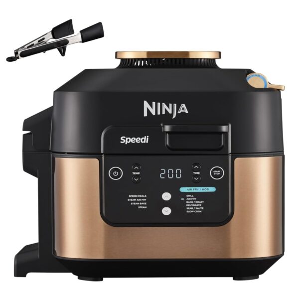 Ninja Speedi ON400EUCP Olla Exprés Multifunción 10 en 1, negro y cobre