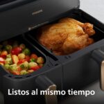 Philips Steam Airfryer 5000 NA552/00, 9 L, doble cesta, 19 funciones, RapidAir Plus - Imagen 5