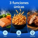 Philips Airfryer 5000 SteamFry, doble cesta, 9 L, negra - Imagen 4