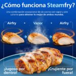 Philips Airfryer 5000 SteamFry, doble cesta, 9 L, negra - Imagen 6
