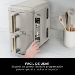 Ninja Double Stack XL SL451EUSD Freidora de Aire, 9,5 L, Piedra Dorada - Imagen 12