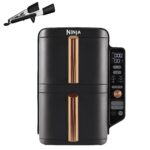 Ninja Double Stack XL SL400EUCP Freidora de Aire, 9,5 L, negro/cobre