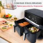 Moulinex XXL Dual Easy Fry EZ942BF0, 11 L, doble cesta, 7 programas - Imagen 3