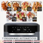 Moulinex XXL Dual Easy Fry EZ942BF0, 11 L, doble cesta, 7 programas - Imagen 5