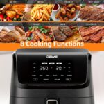 DEIME Freidora de Aire 6,2 qt, 1500 W, 10 programas, gran capacidad - Imagen 2