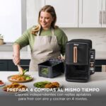 Ninja Double Stack XL SL400EUCP Freidora de Aire, 9,5 L, negro/cobre - Imagen 5