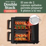 Ninja Double Stack XL SL400EUCP Freidora de Aire, 9,5 L, negro/cobre - Imagen 3