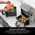 Ninja Double Stack XL SL451EUSD Freidora de Aire, 9,5 L, Piedra Dorada - Imagen 7