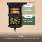 Ninja Double Stack XL SL400EUCP Freidora de Aire, 9,5 L, negro/cobre - Imagen 8